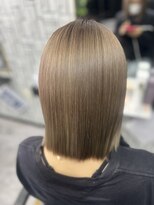 シャルム バイ アローズ 久留米店(CHARM BY AROSE)&nbsp;結べるボブ小顔大人可愛い外ハネシルキーベージュミディ20代30代