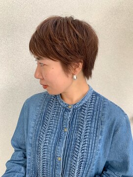 アンユヘアー 与野駅前店(unu.hair) 30代40代50代与野/イメチェン大人女性/ハンサムショート