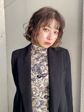 スー 渋谷(suu) プードルパーマスパイラルパーマボブパーマ前下がりボブウルフ