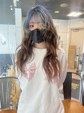 ヘアーアンドメイク ビス(HAIR&MAKE bis) ブリーチ/ダブルカラー/ルーツデザイン☆【多田華歌】