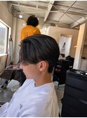 【soy-kufu】MEN'S HAIRカルマパーマダークアッシュ