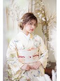 綺麗めシニヨンスタイル