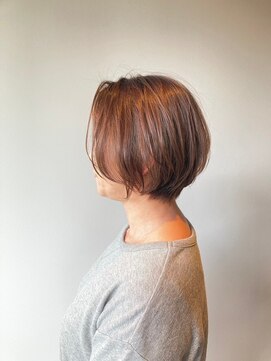 ヘアサロン セロ(Hair Salon SERO) 【セロ姫路】丸みショート/白髪ぼかしハイライト