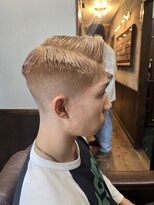 ヒロギンザ 横浜店(HIRO GINZA)&nbsp;ミルクティーベージュスキンフェード