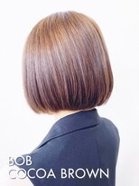 ヘアープロデュース ラピセット 松山(Lapset) 30代40代50代可愛いチョコレートベージュ白髪ぼかしハイライト