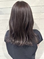 ルノン(LUNON) 外ハネグレージュ/グレーアッシュ/グレージュ/外ハネミディアム