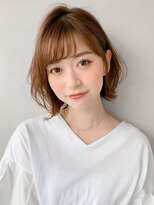 リヤン 表参道(lyann)&nbsp;薄めバングホワイトブロンド大人可愛い美髪レイヤーカット愛され
