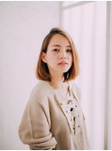 ミディアムＡラインボブ