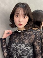 ロンド ブランシュ 錦糸町北口(Lond blanche)&nbsp;黒髪ボブルフネビージュ小顔ワンレン