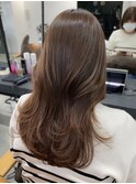 マロンベージュ 秋カラー マロンブラウン レイヤーカット☆