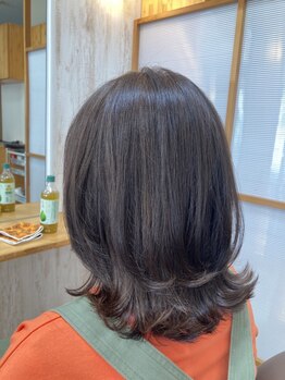 ヘアーアンドメイク プラス(hair&make PLUS)の写真/【垂水徒歩2分】お得なクーポンでいつでもキレイな髪をキープできます！【平日限定カット＋カラー￥7800】