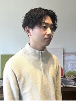 ヘアーアイストゥーレ(HAIR ICI TRE) ツイストスパイラルパーマ メンズ マッシュ ツイスパ ツイスト