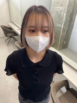 キング 枚方店(K!ng) 縮毛矯正髪質改善ハイライトレイヤーカット枚方美容室エクステ