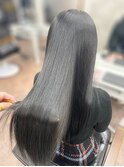 髪質改善縮毛矯正,レイヤー,縮毛矯正,白髪ぼかしハイライト.白髪