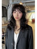 ハッシュカット/パーマ/外ハネボブ/ワイドバング/オン眉
