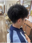 波巻きパーマ