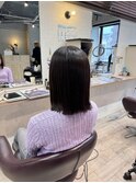 ぱつっとボブ 髪質改善縮毛矯正 髪質改善トリートメント