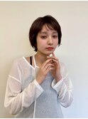 #オン眉ショート