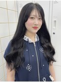 【girland】エクステで黒髪ロングに♪/韓国風/レイヤーカット