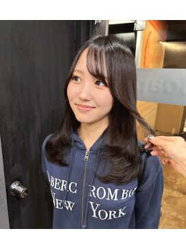 ボアップ 難波店(boappu) #エクステ#プルエクステ#レイヤーカット#ブラウン