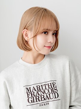 クオーレ 我孫子店(CUORE) シアーベージュ×コンパクトボブ[我孫子/我孫子駅]