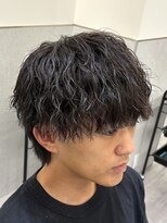 ビカムメンズヘアー 栄店(become men's hair)&nbsp;激モテ縦落ちツイストスパイラル/名古屋メンズパーマ/栄/美容室