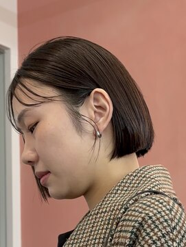 ディプティモイラ(dipty MOILA) 暗めカラーグレージュ ミニボブ