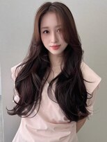 ソヨン 名駅2号店(SOYON)&nbsp;小顔/ロングレイヤー/黒髪/オリーブグレー/ココアベージュ/195