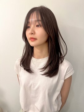 シーン(SCENE) [天神今泉/黒髪カタログ/クラゲヘアー/オリーブグレー]