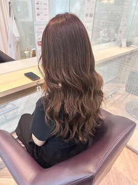 オレンジベージュ・ロング