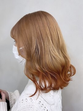 イル(iLu.) オレンジベージュ/オレンジグラデーション/ロブ