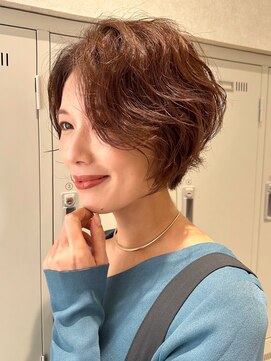 ジアン バイ ミルボン 西宮ガーデンズプラス(GIEN by milbon) パーマショート/ショートパーマ/ニュアンスパーマ/大人女性