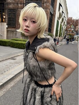 ロンドイディールバンダイ 新潟万代(Lond ideal) ハッシュボブ×ブロンド