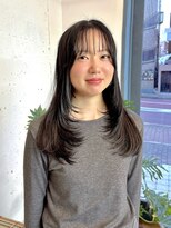 アペロ 柏(Apero)&nbsp;レイヤーカット/シースルーバング/学割U24/暗髪/柏美容室/千葉