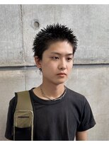 オーシャントーキョー ホワイト 原宿(OCEAN TOKYO WHITE) スパイキーショートベリーショート短髪アップバングフェード