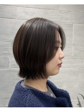 キミトヘアデザインアンドスパ(Kimito Hair design&spa) くびれショート くびれボブ 前下がりボブ 小顔 武蔵小杉