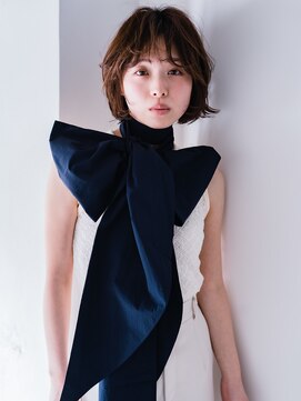 ヘアークラフト(Hair Craft) ショートボブ×ニュアンスパーマ【岡山】イメチェン似合わせ