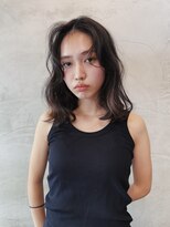 ヒュージ 三軒茶屋(huge)&nbsp;レイヤーカット/くせ毛風パーマ/顔周りカット/20代30代