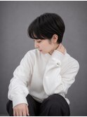 【KENJI】首元がきれいに見える美シルエットショート