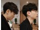 ブラウン バイ イフ 福島(BROWN by if)の写真/【福島/西梅田】20～30代多数！メンズカット&パーマ特化型サロン/カット+パーマ7900円～/3500円～