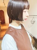 切りっぱなしボブ/表参道髪質改善ショートボブレイヤーボブ