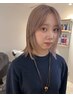 カット+ケアハイブリーチ(リタッチ)+カラー￥20000【全頭+￥2000～】