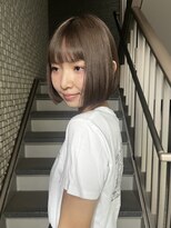 ハウディ(Howdy)&nbsp;ブリーチでつくる柔らかベージュボブ
