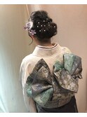 【下北沢＊I'll b hair＊】編み込みボリュームアップ着物ヘア