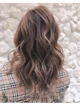 モアナ バイ ヘッドライト 沖縄東崎店(Moana by HEADLIGHT) Moana東崎＃バレイヤージュ＃ピンクベージュ