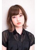 ミラー 武蔵小杉(MILLOR)&nbsp;インナーカラー × くびレイヤー　ベージュ