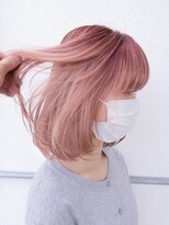 デビュー ヘアーメイク&nbsp;重めボブ【ピンクモーブ】