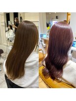 アヴァンス 天王寺店(AVANCE.)&nbsp;印象の違い×ピンクベージュ×透明感