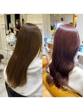 アヴァンス 天王寺店(AVANCE.) 印象の違い×ピンクベージュ×透明感