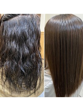 アンジュヘアー(ange hair) angehairオリジナル縮毛矯正